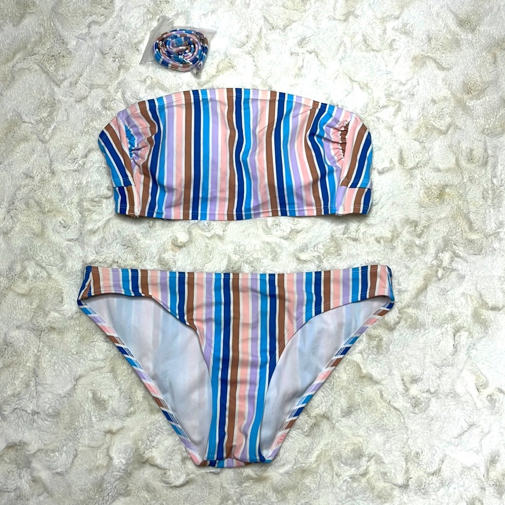 Xhilaration strip‎ bikini